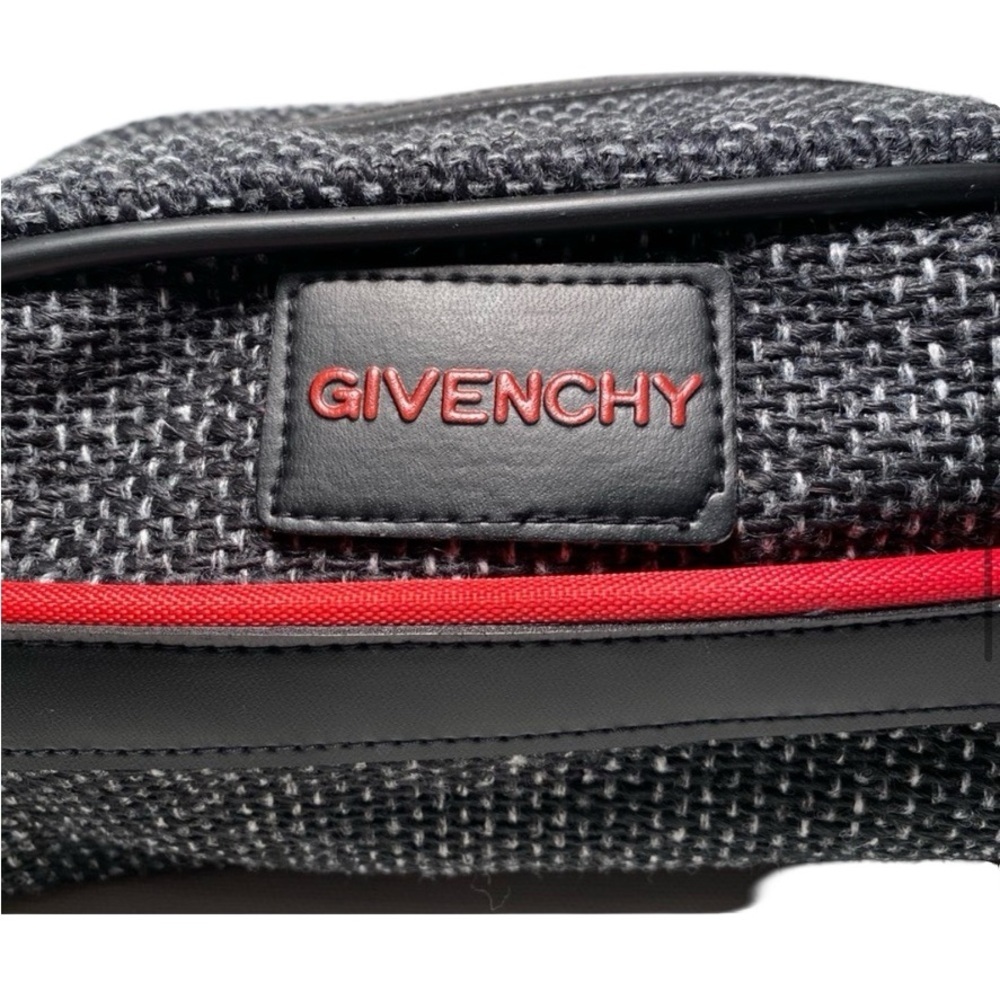 Givenchy VINTAGE 80s Tweed Dopp Kit Toiletry Travel Cosmetic Make Up Pouch Bag - Picture 3 of 11